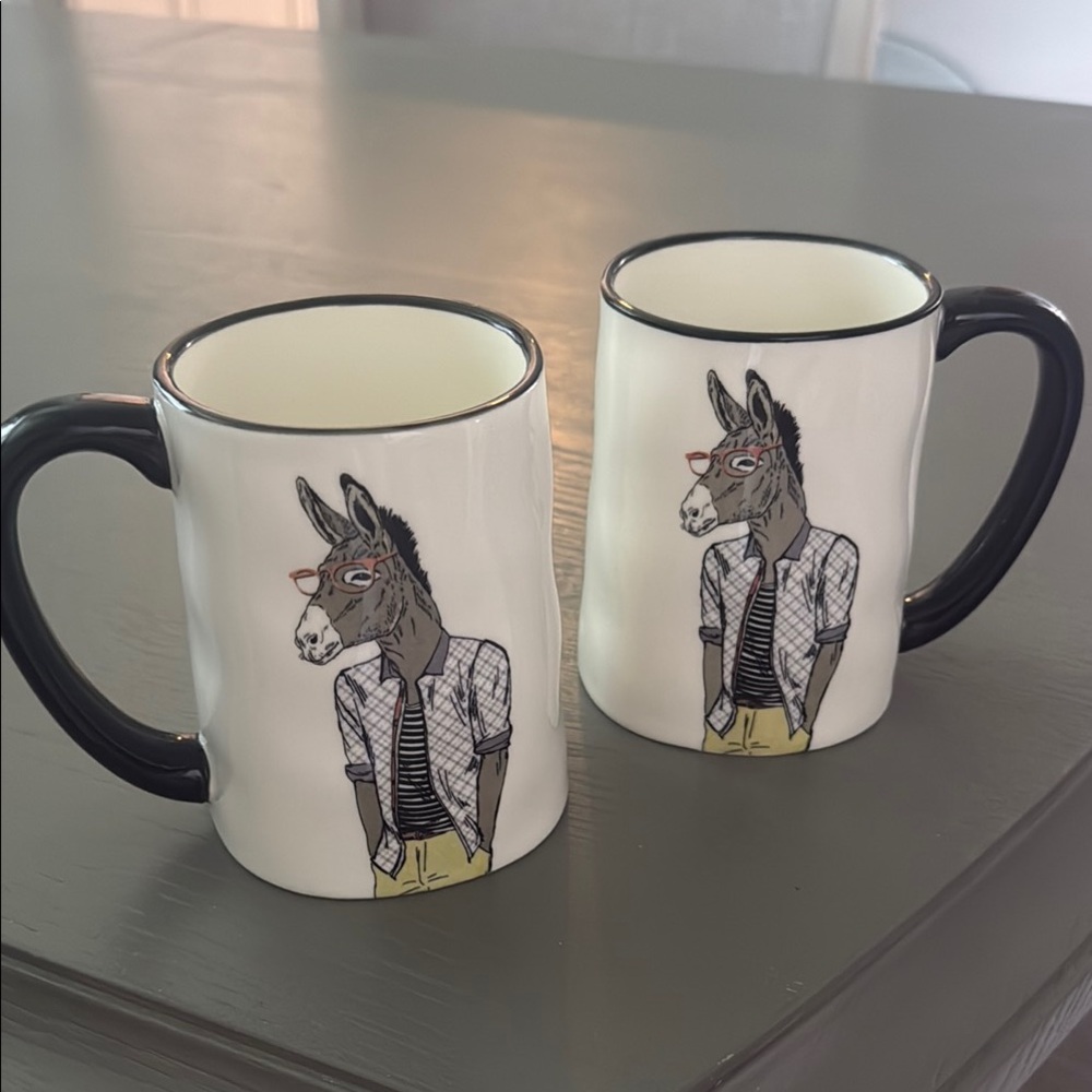 Hipster Donkey Coffee Mugs by Signature